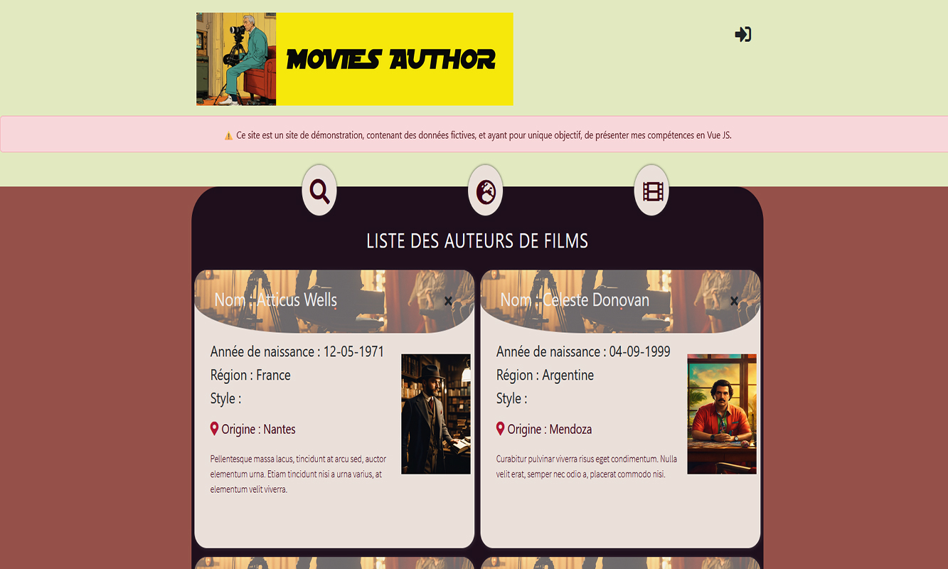 Movies Authors